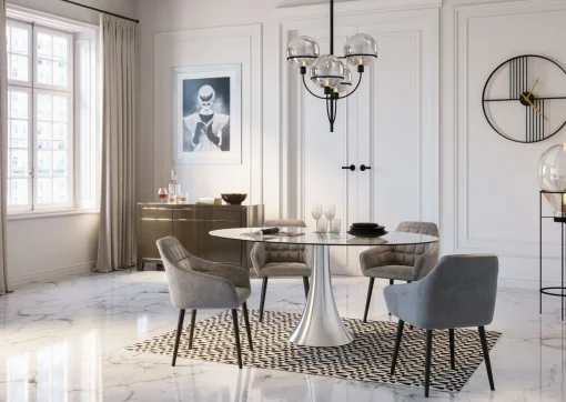 KARE Design Credenza Luxury push-up grigia - KARE> Credenze E Madie