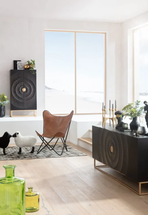 KARE Design Credenza Madeira scuro 177x75cm - KARE> Credenze E Madie