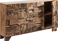 KARE Design Credenza Shanti Surprise Puzzle Naturale - KARE> Credenze E Madie