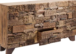 KARE Design Credenza Shanti Surprise Puzzle Naturale - KARE></noscript> Credenze E Madie