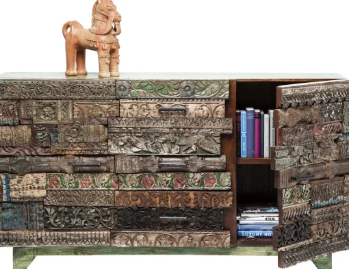 KARE Design Credenza Shanti Surprise Puzzle 2 Porte 3 Cassetti - KARE> Credenze E Madie