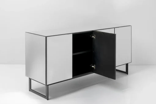 KARE Design Credenza Soran nero 160x45cm - KARE> Credenze E Madie