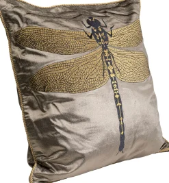 KARE Design Cuscino Glitter Dragonfly marrone 40x40cm - KARE></noscript> Cuscini