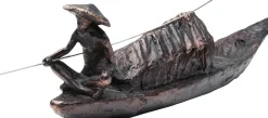 KARE Design DECO OBJECT FISHERMAN BOAT - KARE></noscript> Statuette Decorative