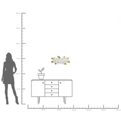 KARE Design Decorazione da parete Orchid bianco 24x25cm - KARE></noscript> Decorazioni Da Parete