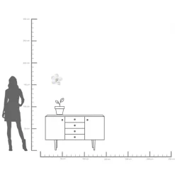 KARE Design DECORAZIONE DA PARETE ORCHID BIANCO 25CM - KARE></noscript> Decorazioni Da Parete