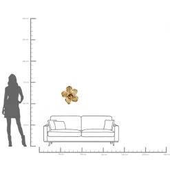 KARE Design Decorazione da parete Orchidea oro 44 cm - KARE></noscript> Decorazioni Da Parete