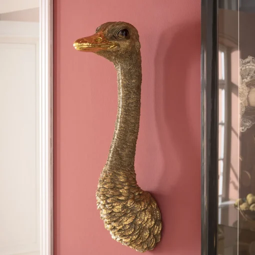 KARE Design Decorazione Da Parete Ostrich Oro - KARE> Decorazioni Da Parete