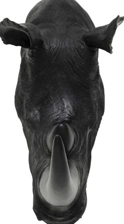 KARE Design Decorazione da parete Rhino Head Antique nero 22x4 - KARE> Decorazioni Da Parete