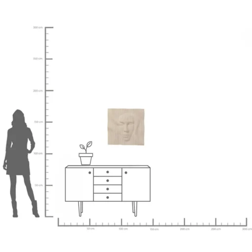 KARE Design Decorazione da parete Soft Face 60cm - KARE> Decorazioni Da Parete