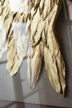 KARE Design Decorazione da parete Wings oro/bianco 120x120 cm - KARE></noscript> Decorazioni Da Parete