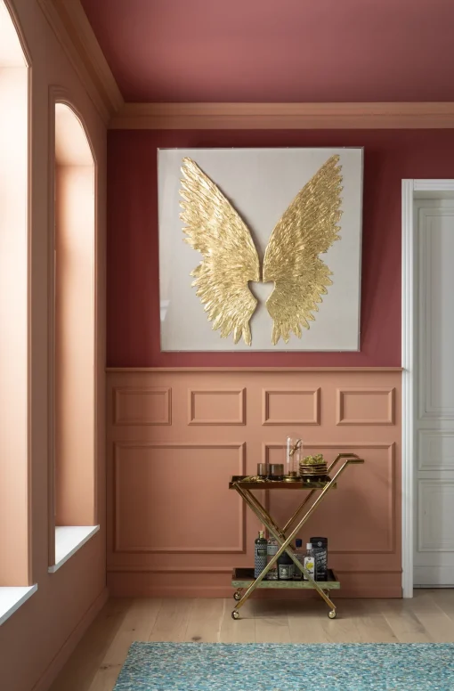 KARE Design Decorazione da parete Wings oro/bianco 120x120 cm - KARE> Decorazioni Da Parete