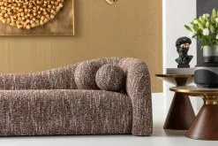 KARE Design Divano 3 posti Livia Melange Marrone 261cm - KARE></noscript> Divani