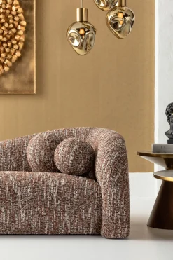 KARE Design Divano 3 posti Livia Melange Marrone 261cm - KARE></noscript> Divani