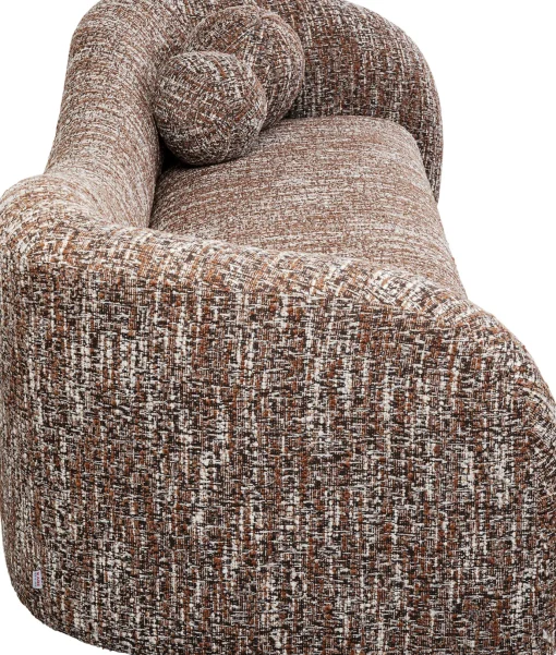 KARE Design Divano 3 posti Livia Melange Marrone 261cm - KARE> Divani