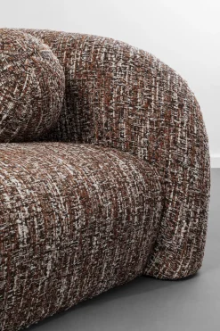 KARE Design Divano 3 posti Livia Melange Marrone 261cm - KARE></noscript> Divani