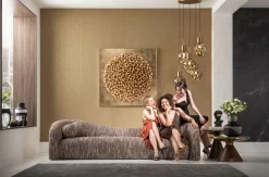 KARE Design Divano 3 posti Livia Melange Marrone 261cm - KARE></noscript> Divani