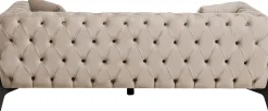 KARE Design Divano Bellissima 2 posti velluto beige 200cm - KARE></noscript> Divani