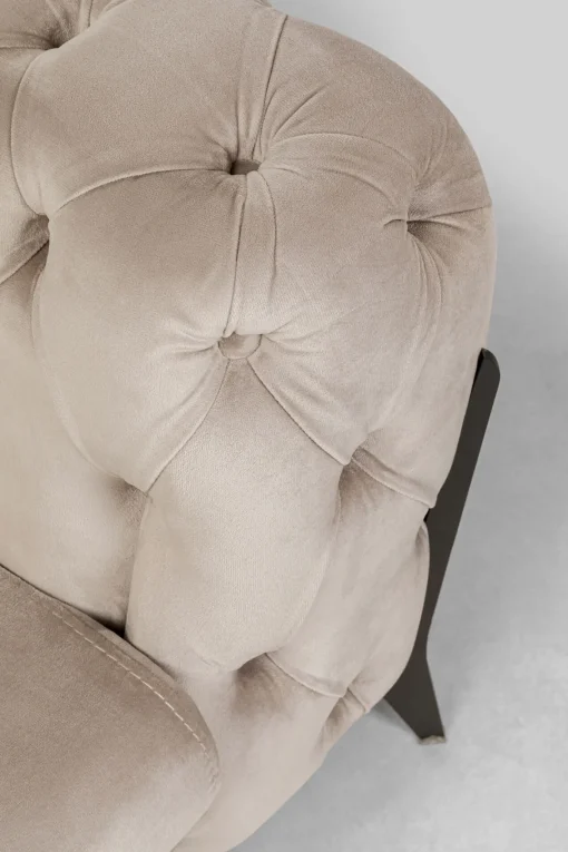 KARE Design Divano Bellissima 2 posti velluto beige 200cm - KARE> Divani