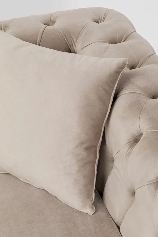KARE Design Divano Bellissima 2 posti velluto beige 200cm - KARE> Divani