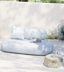 KARE Design Divano Blue Marlin 2,5-posti Outdoor blu - KARE></noscript> Divani