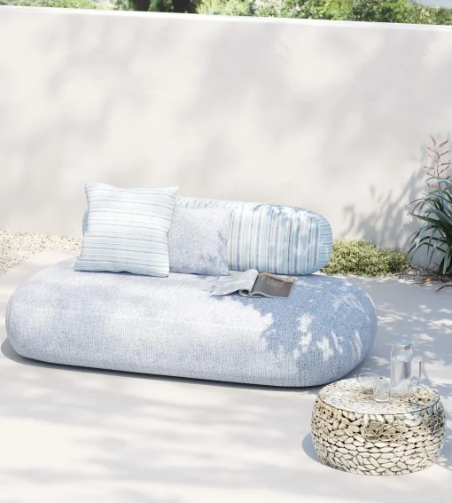 KARE Design Divano Blue Marlin 2,5-posti Outdoor blu - KARE> Divani