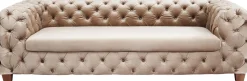 KARE Design DIVANO DESIRE 3-POSTI VELLUTO ECRU - KARE></noscript> Divani
