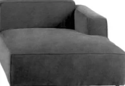 KARE Design Divano Henry Elements ottomano pelle grigio destra - KARE> Chaise Longue E Lettini
