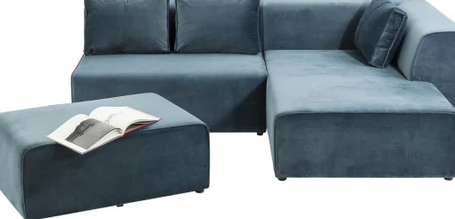 KARE Design Divano Infinity Velluto Ocean Destra - KARE> Divani