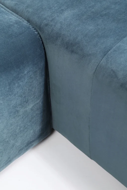 KARE Design Divano Infinity Velluto Ocean Destra - KARE> Divani