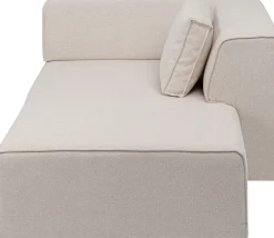 KARE Design Divano Infinty Elements ottomano crema destra 182cm - KARE> Chaise Longue E Lettini