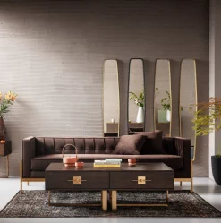 KARE Design Divano Loft 3-Posti Marrone - KARE> Divani