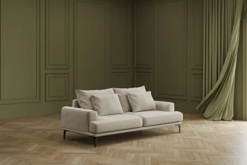KARE Design Divano Napoli 3-posti crema 227cm - KARE> Divani