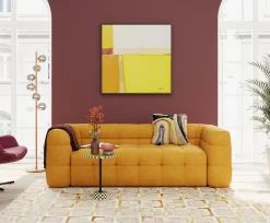 KARE Design Divano 3-posti Salamanca giallo 240cm - KARE></noscript> Divani
