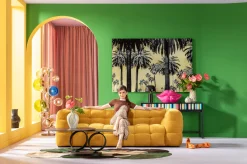 KARE Design Divano 3-posti Salamanca giallo 240cm - KARE></noscript> Divani