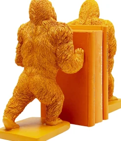 KARE Design Fermalibro Gorilla arancione (2/set) - KARE></noscript> Fermalibri