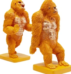 KARE Design Fermalibro Gorilla arancione (2/set) - KARE></noscript> Fermalibri