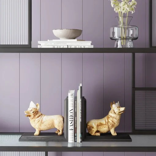 KARE Design Fermalibro Royal standing Corgi (2/set) - KARE> Fermalibri