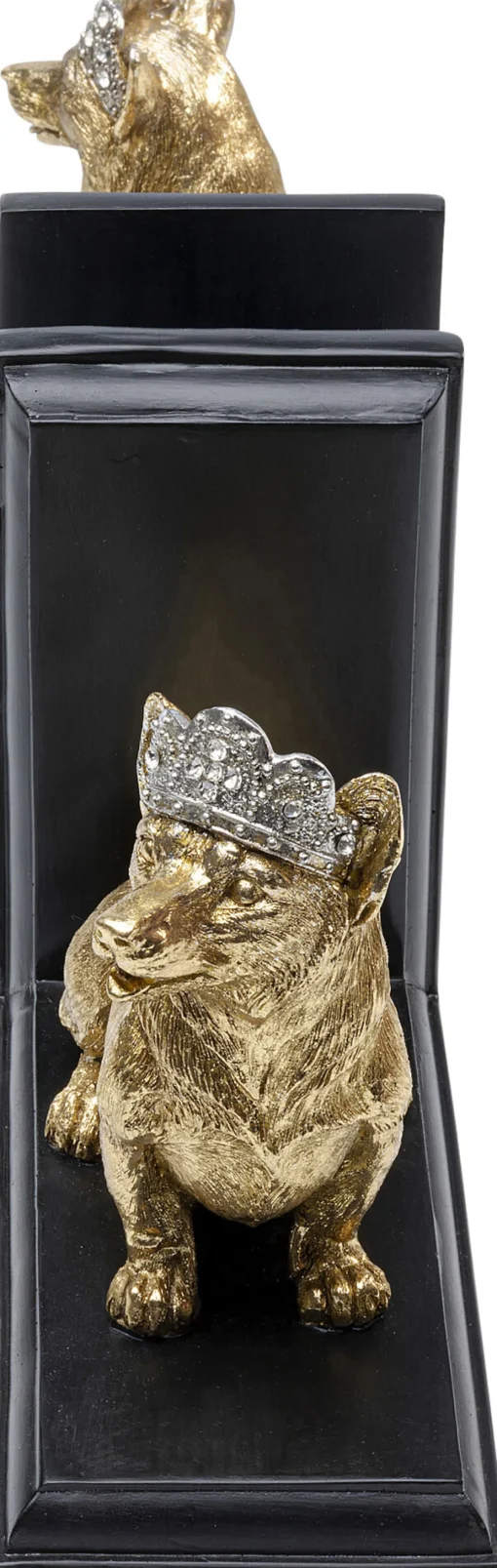 KARE Design Fermalibro Royal standing Corgi (2/set) - KARE> Fermalibri