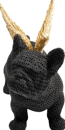 KARE Design Figura decorativa Angel Dog nero 25cm - KARE></noscript> Statuette Decorative