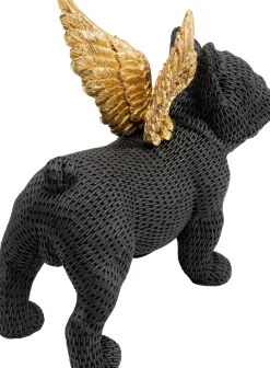 KARE Design Figura decorativa Angel Dog nero 25cm - KARE></noscript> Statuette Decorative