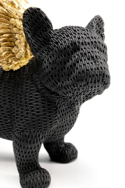 KARE Design Figura decorativa Angel Dog nero 25cm - KARE></noscript> Statuette Decorative