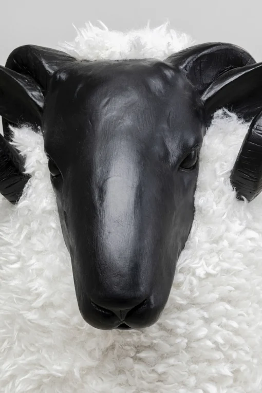 KARE Design Figura decorativa Bathilde Ram bianco 78cm - KARE> Decorazioni In Piedi