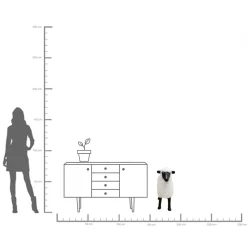 KARE Design Figura decorativa Bathilde bianco 73cm - KARE></noscript> Decorazioni In Piedi