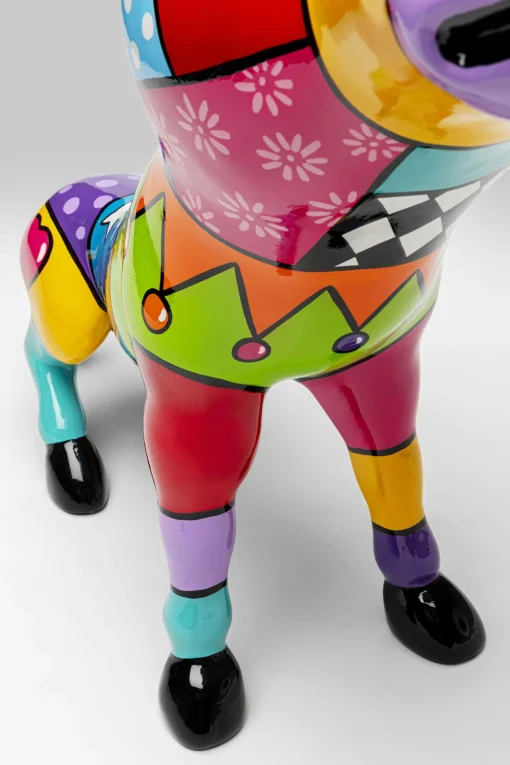 KARE Design Figura decorativa Donkey Patchwork 54cm - KARE> Decorazioni In Piedi