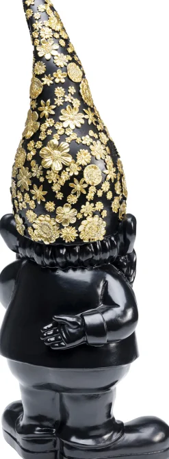 KARE Design Figura decorativa Gnome Standing nero-oro 46cm - KARE></noscript> Statuette Decorative