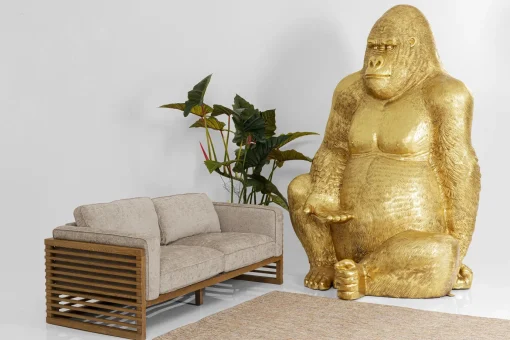 KARE Design Figura decorativa Gorilla oro XXL 249 cm - KARE> Decorazioni In Piedi