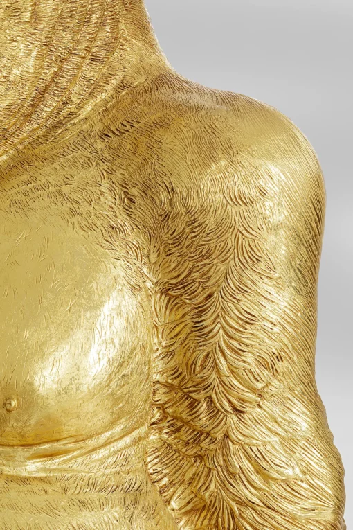 KARE Design Figura decorativa Gorilla oro XXL 249 cm - KARE> Decorazioni In Piedi