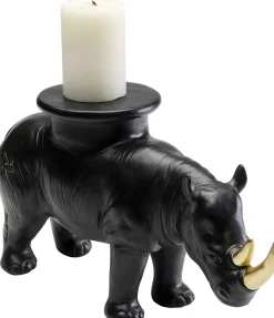 KARE Design Figura decorativa Rhino Nero 41cm - KARE></noscript> Statuette Decorative
