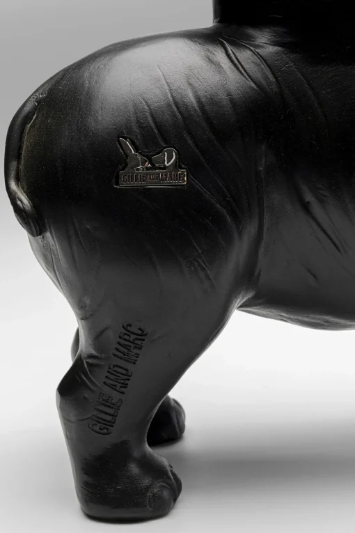 KARE Design Figura decorativa Rhino Nero 41cm - KARE> Statuette Decorative